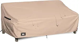 3-Seater Outdoor Couch Cover,93Wx40Dx35H Inches Patio Furniture Covers, Heavy Duty Cover for Outdoor Furniture Covers Waterproof, Light Brown