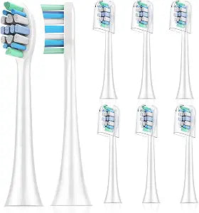 Replacement Toothbrush Heads for Philips Sonicare���8 Pack Soft Replacement Electric Brush Head Compatible with Phillips Sonicare Snap-on System