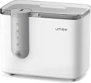 Humidifiers for Bedroom, 4L Top Fill for Large Room, 32H Runtime, Quiet Ultrasonic Cool Mist Humidifier for Home, Indoor, Baby Nursery, Plants, Easy to Clean & Fill, White