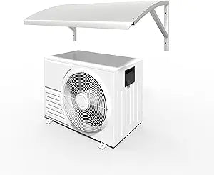 41.7in Outdoor Mini Split Cover Condenser Sun Shade, Air Conditioner Cover for Outside Units Snow AC Compressor Awning, Patio Awning Canopy UV Rain Snow Protection Sheet, Heat Pump Unit Shade