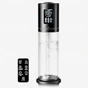 8L/2.1 Gal Humidifiers for Bedroom Large Room, 4 Levels Cool Mist Humidifier with Clear Tank, 7 Color Lights Essential Oil Diffuser with 16H Timer, Top Fill Air Humidifier for Home Plants Office