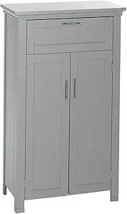 RiverRidge Somerset Two-Door Floor Cabinet, Gray