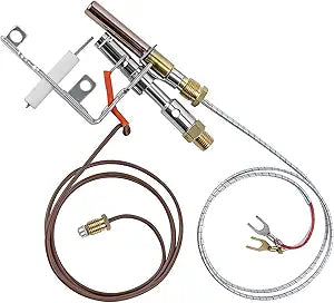 14D0477 ODS Pilot Assembly, Gas Log Pilot Assembly for Vent Free Gas Fireplace Replacement Parts with Thermocouple Compatible with Empire Comfort Glow Vanguard and More LP Propane ODS Safety