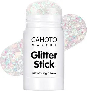 Rainbow Glitter Stick, Sparkling Chunky Sequins for Face Body & Hair
