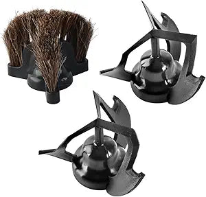 Replacement Coffee Cleaning Brush Tools for Automatic Portafilter Cleaner Machine Pack of 3pcs 58mm Portafilter Basket Cleaning Brush Tool Compatible for RODJET BAR/QuinSpin/CAFEMASY Espresso Cleaner