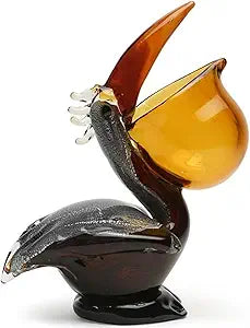 25198 Glass Brown Pelican 11 Inches