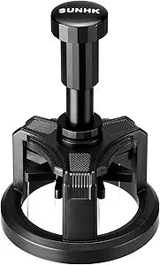 58mm WDT Tool Espresso,Press-to-Rotate Espresso Distribution Tool with Magnetic Base,Adjustable Depth Espresso Needles Distributor Tool,8 Needles Coffee Stirrer Tool for Home and Professional Baristas