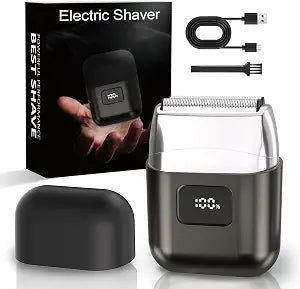 Electric Foil Shavers for Men: IPX7 Waterproof, 2-Speed Modes
