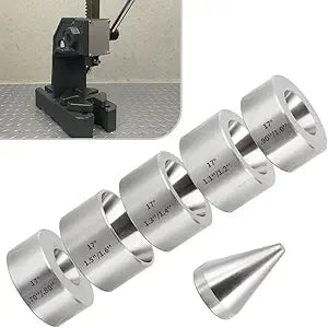 17 Degree Five Piece Set Folding Reduction Die Stainless Steel Stabilizer Folding Cone Die Set Coin Making Tool