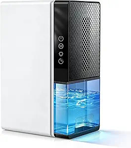 Dehumidifier, 95OZ Dehumidifier for Home 1000 Sq.Ft - Quiet with Auto Shut Off & Relaxing 7 Color Ambient Light,Ideal for Livingroom,Bedroom,Basement,RV,Closet
