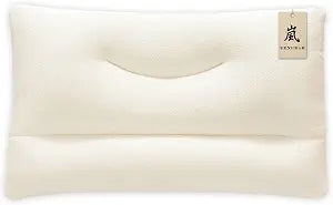 Organic Buckwheat Pillow - Japanese Style Sobakawa (28" x 17") - Extra Firm Neck Support for Back/Side Sleepers - Breathable & Cooling - 100% Mountain Grown Hulls - Standard Size