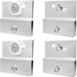 4 Pcs M 6054 Top Bracket Roller Assembly for Frameless Shower Doors