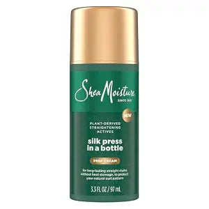 Shea Moisture Silk Press in a Bottle Prep Cream for Heat Protection 3.3oz