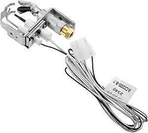 Q3450, Q3453 and Q3480 Natural Gas Pilot Burner Assembly Replacement for Honeywell Q3450C1185 Pilot Lights, Compatible with Honeywell SV9501M2528/U, 24V Hot Surface Ignitor