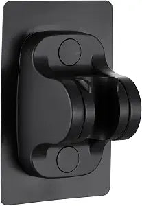 Adjustable Shower Head Holder, Strong Adhesive Handheld Shower Holder, Waterproof No Drilling Wall Mount Shower Bracket, Use Conveniently, Bathroom Accessories - Matte Black
