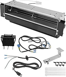 FIB100 Blower Fan Kit Fit for ProCom and Duluth Forge Ventless Fireplaces, Replace FDF300R FDI32R FBD32RT FBD28T PC36VFC PC32VFC, Dual Fuel Gas Fireplace Blower