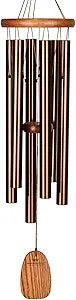 Woodstock Wind Chimes Amazing Grace Chime Medium (24'') Bronze Wind Chime Inspirational and Memorial Gifts Wind Chimes for Outside Patio Home or Garden Decor