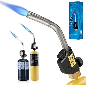 Propane Torch Head with Trigger-Start Ignition, Adjustable Heat
