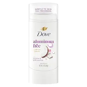 Dove Deodorant Stick Coconut & Pink Jasmine Aluminum Free 2.4 Oz
