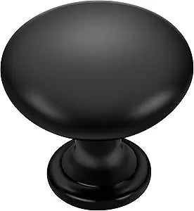Ravinte 30 Pack Kitchen Cabinet Knobs and Pulls - Matte Black Zinc Drawer Handles for Dresser Drawers