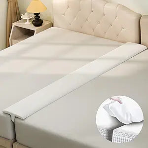 ENITYA 12" Wide Split King Gap Filler for Adjustable Bed, Fits 03 Gap, Bed Bridge Twin XL to King Converter, Mattress Connector with Removable Cover, Suit for Guest/Hotel/Family Room, Easy Install