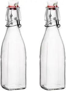 Bormioli Rocco Swing Bottles, 8.5 oz - Clear, Set of 2