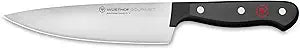 WSTHOF Gourmet 6" Chef's Knife, Black