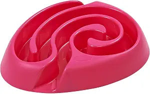 Kruuse Buster DogMaze Pink Bowl  Non-Toxic Interactive Slow Feeder for Better Digestion & Energy