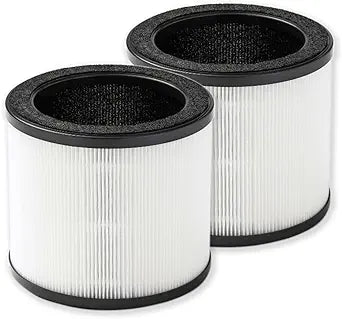 PUREBURG Replacement Filter Compatible with Holmes HAP360W 360┬░ & Bionaire True HEPA 360┬░ Air Purifier, 2-Pack H13 HEPA Activated Carbon 2-in-1 4-Stage Filtration