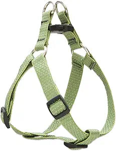 LupinePet Eco 3/4" Moss 20-30" Step In Harness for Medium Dogs