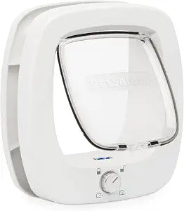 PetSafe Big Cat Door Interior and Exterior Pet Door for Cats, Small Dogs and Multi-Pet Households Push-&-Turn 4-Way Locking Mechanism for Extra Security Soft Close Flap for Added Safety