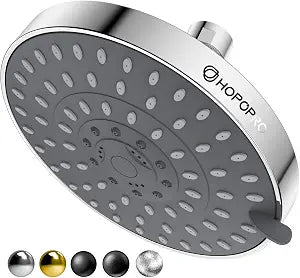 High Pressure Shower Head, HOPOPRO 5-Mode Fixed Showerhead, NBC Recommended
