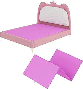 Full-Bunkie-Board(54''x75'') 0.5 inch Low Profile Under Mattress Foldable-Bed-Board to Prevent Sagging with Heavy-Duty Solid Steel Frame Design,Noise Free