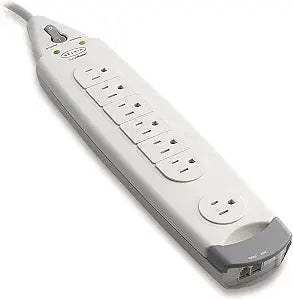 Belkin 7-Outlet SurgeMaster Home Series Power Strip Surge Protector with 12ft Cord, 1060 Joules, White