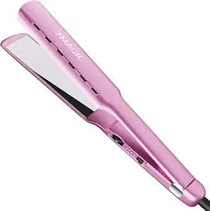 7MAGIC Nano Titanium 1.7" Flat Iron Hair Straightener for Thick Hair,Purple