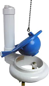 LASCO 04-2353 Replacement Flush Valve for 1-Piece Toilets with Flapper and Chain, 3-Inch