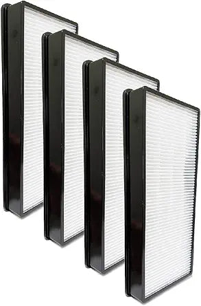 Nispira AT-OFL True HEPA Filter Replacement Compatible with Totalclean Petplus Air Purifier Tower AT-PET02, AT-PET01, AR-45. 4 Filters
