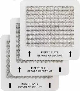Universal Ceramic Ozone Plates for Generic Ozone Generators Washable Purification Air Purifier, 4.5" x 4.5" Inches Replacement Ozone Plates (3Pack)