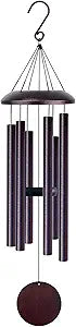 Wind Chimes for Outside Deep Tone, 38" Large WindChimes with 6 Tubes, 100% Rustproof Aluminum, Memorial Gift or Garden Patio Porch and Outdoor Dcor(Bronze)