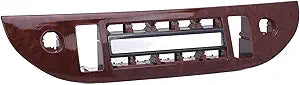 AC Climate Control Panel Cover Central Air Conditioning Switch Panel Trim Replacement XV30 2001-2006 Peach Wood Color Elegant Design