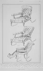 Historic Pictoric Art Print : James Lovegrove Holt - Modern Furniture. Original and Select : Vintage Wall Dcor : 24in x 36in
