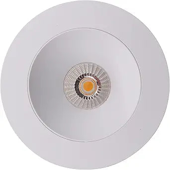 Nora Lighting NIO-4RNDC27XMPW-10 4 in. Iolite Deep Cone Non-Adjustable Trim Reflector44; Matte Powder White - Round