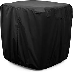 Covermates Ultima Heavy-Duty Air Conditioner Cover - 600D Ripstop All-Weather Protection for Outdoor Central AC Units - Maximum Weather-Resistant Defense, 38W x 36D x 46H, Ripstop Black