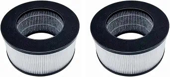 Nispira LR124 True HEPA Replacement Filter for CVS Health Desktop Air Purifier 3-in-1 True HEPA Activated Carbon, 2 Packs