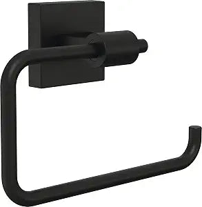 Franklin Brass Toilet Paper Holder | European Style | Matte Black | Wall Mount Single Post | Maxted Bathroom Accessories
