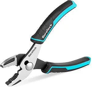 DURATECH 6 Inch Slip Joint Pliers, Small Pliers with Comfortable TPR Handle
