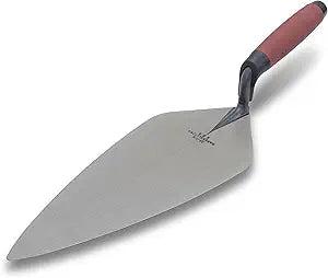 MARSHALLTOWN Brick Trowels, London Style, 12 x 5-1/8 Inch, DuraSoft Handle, Brickwork, Blockwork, Stonework, Masonry, Made in USA, 33 12FG
