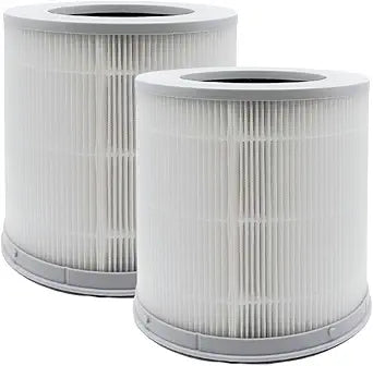 Nispira Filter Replacement for Xiaomi 4 Compact Air Purifier Mi4 Mi H13 3-in-1 Activated Carbon, 2 Pack