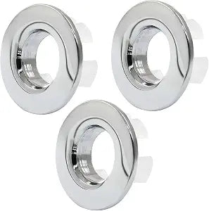 Sink Overflow Ring, Silver, 3 Pcs