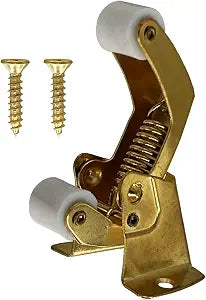 Nuvo Iron Brass Plated Screen Door Spring Loaded Catch